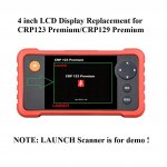 LCD Screen Display for LAUNCH CRP123 Premium CRP129 Premium